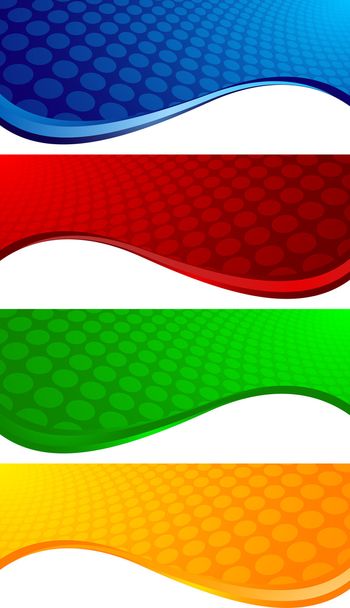 Vector banners coloridos
 - Vector, imagen