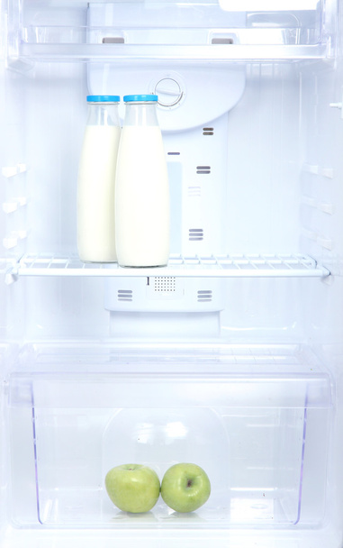 Open refrigerator with diet food - Foto, immagini
