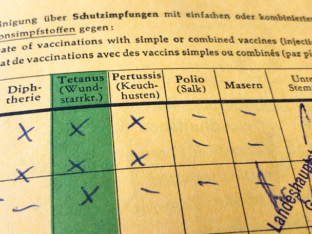 Німецький міжнародний сертифікат вакцинації - Фото, зображення