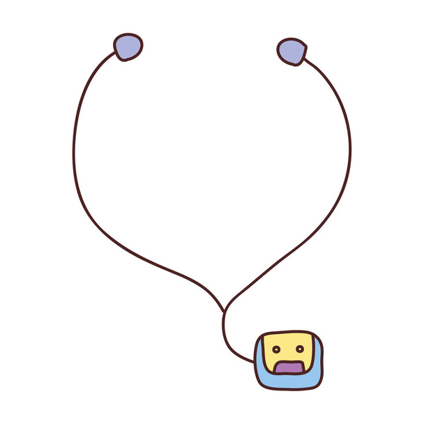 walkman icono del reproductor de música - Vector, Imagen