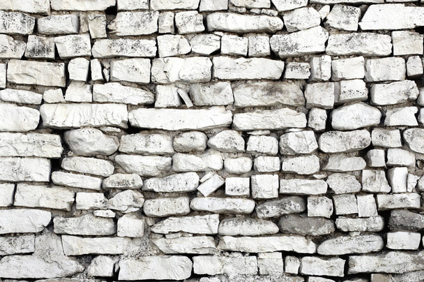 Vecchia parete rustica con mattoni bianchi, diverse dimensioni
 - Foto, immagini