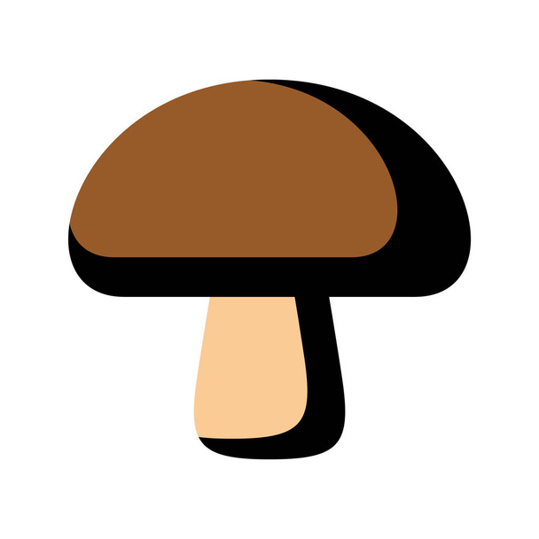 Icona del fungo del fumetto isolata su sfondo bianco
 - Vettoriali, immagini