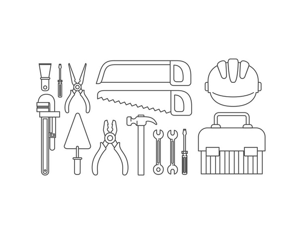 строительные инструменты
 - Вектор,изображение