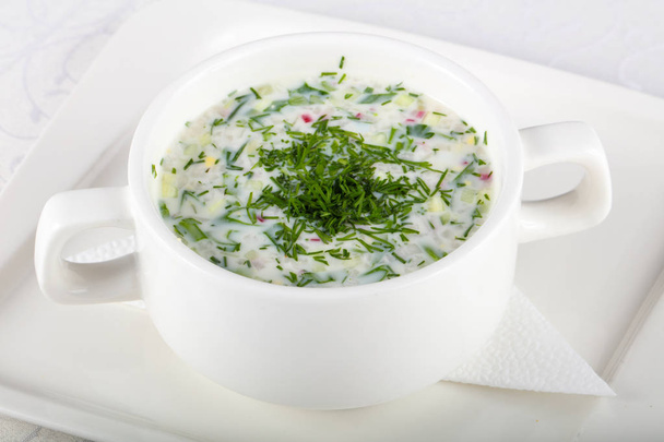 Okroshka soup - Foto, imagen