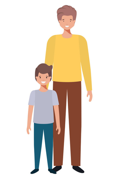 персонаж аватара отца и сына
 - Вектор,изображение