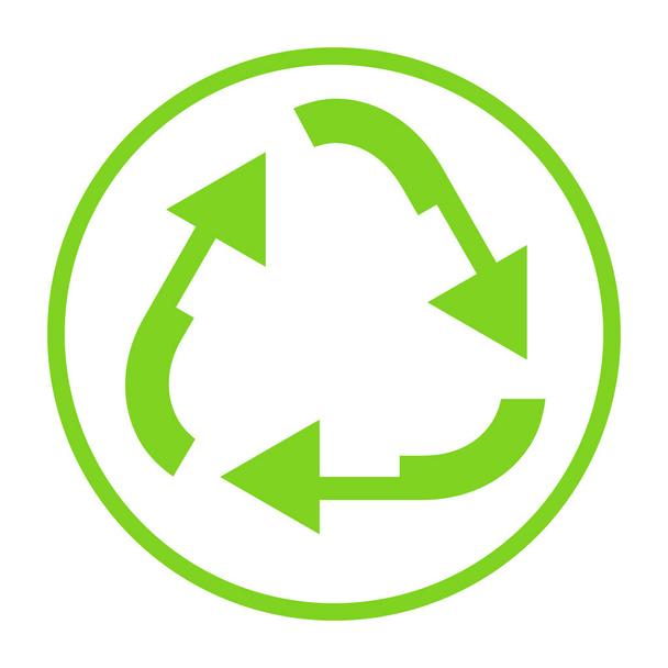 Ikona symbolu recyklingu ilustracji - Zdjęcie, obraz