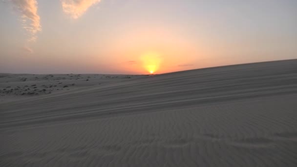 Wüstenlandschaft Katar - Filmmaterial, Video