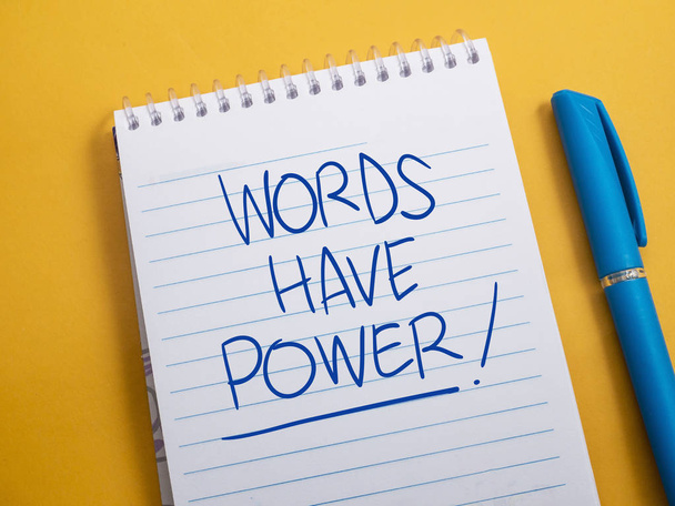 Words Have Power, Motivational Words Quotes Concept - Foto, afbeelding