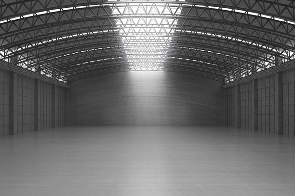 Prázdný interiér továrny - Fotografie, Obrázek