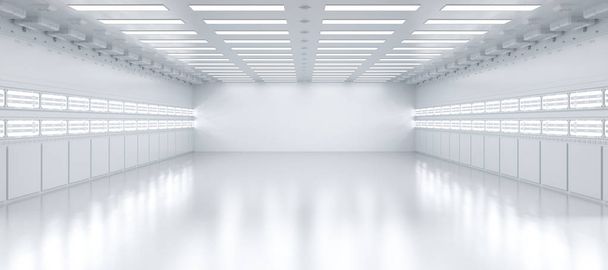 Interior de fábrica vacío - Foto, imagen