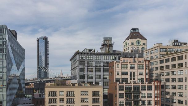 Edifícios em Dumbo, Brooklyn, Nova Iorque, EUA
 - Foto, Imagem