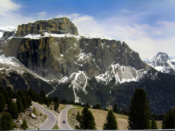 The road from the Dolomites - Φωτογραφία, εικόνα
