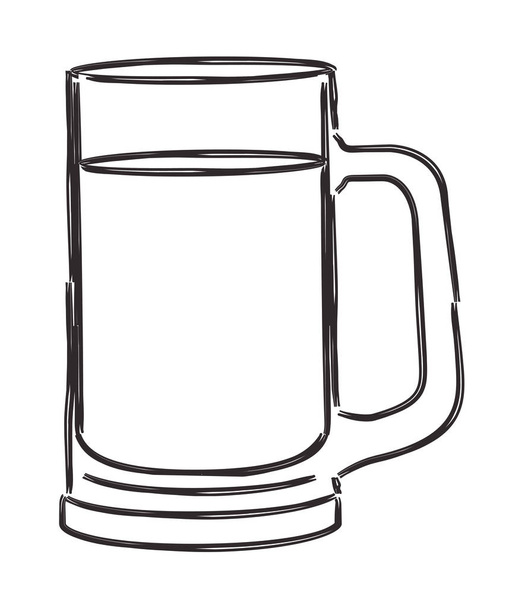 jar beer drink icon - Vektori, kuva