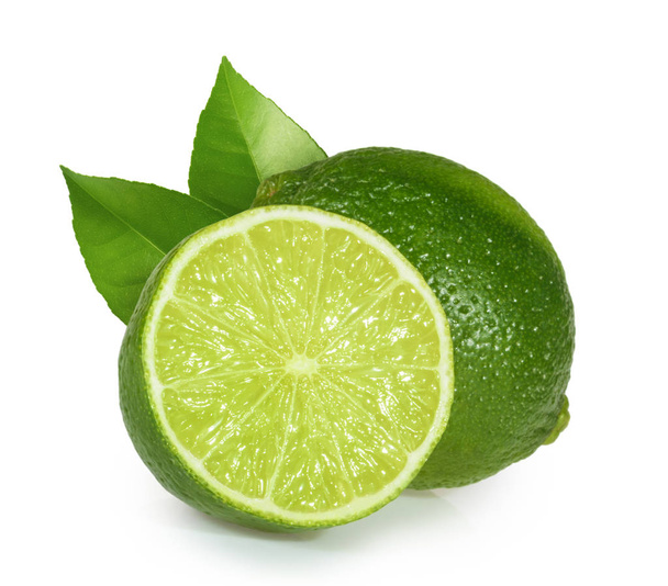 Limes isoliert auf weißem Hintergrund - Foto, Bild