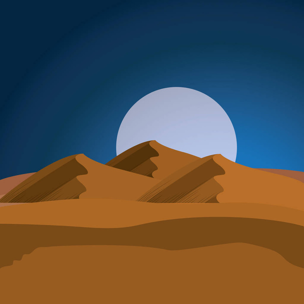 desierto noche pesebre escena fondo
 - Vector, Imagen