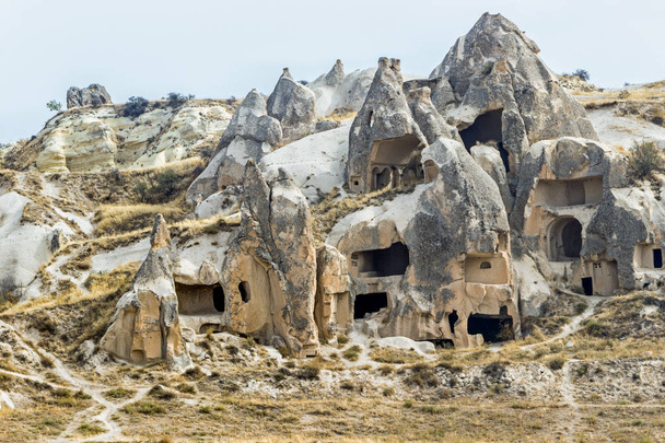 landscape of rocky formation in cappadocia - Photo, Image