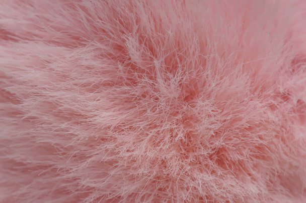 Textura de pele rosa. Faux pele cor rosa claro. Tecido macio
 - Foto, Imagem