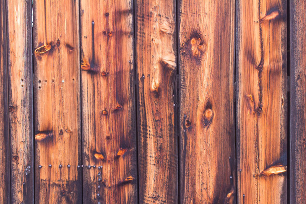 Rustikální dřevěná textura: closeup starých dřevěných hobkáků - Fotografie, Obrázek