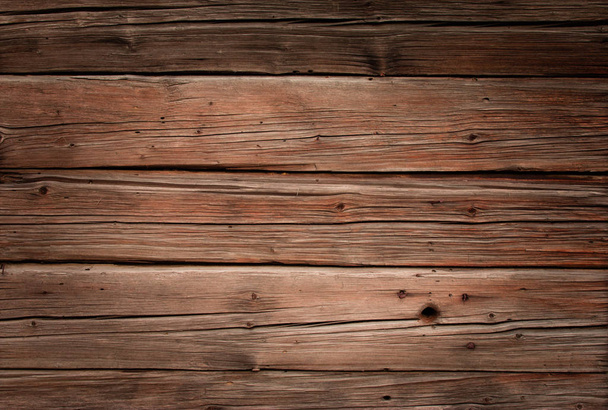 Rustic wooden background texture: Closeup of old wooden planks - Photo, image