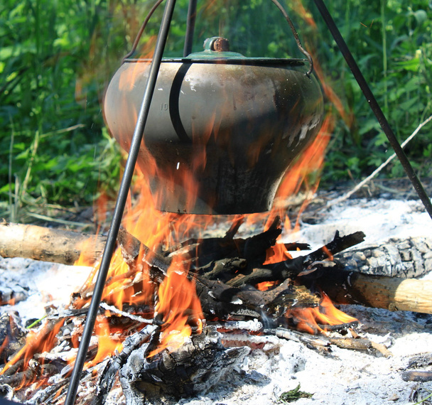 Bouilloire de camping
 - Photo, image