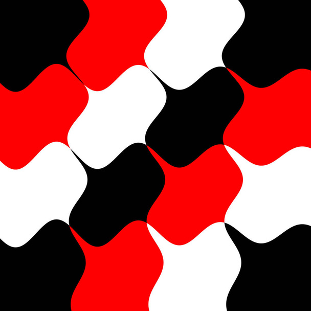 Absztrakt háttér, piros, fekete és fehér merész mintákat. Modern formatervezés - Fotó, kép