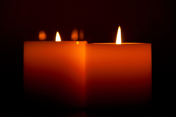 Two Candles - Photo, image