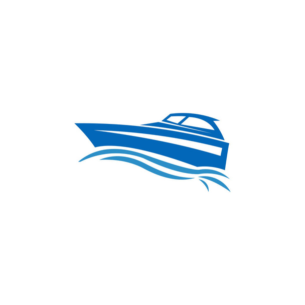  ιστιοπλοϊκό σκάφος πλοίο έμπνευση από το λογότυπο διάνυσμα - Διάνυσμα, εικόνα