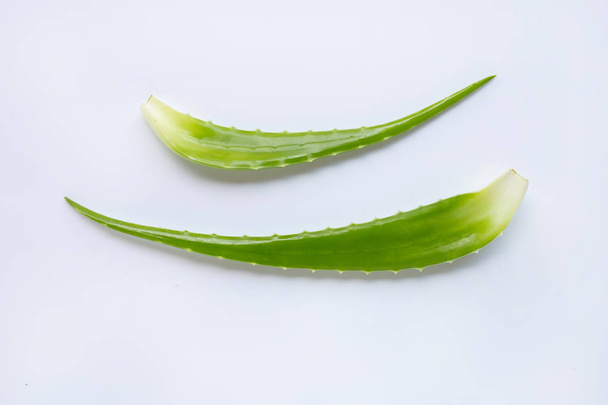 Aloe vera egy népszerű gyógynövény, egészség és szépség, wh - Fotó, kép