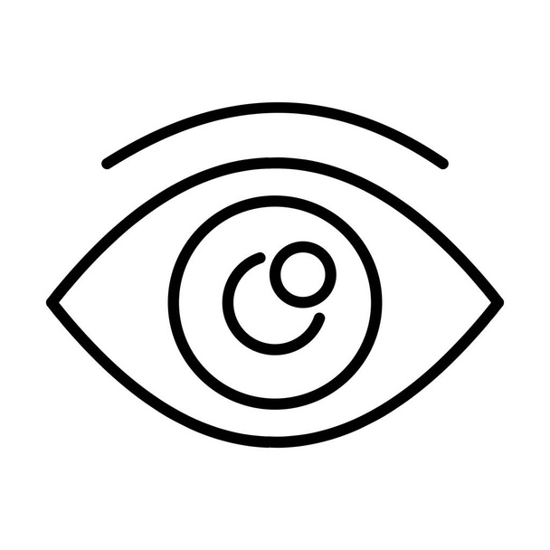 Auge Gesundheitswesen medizinische Vektor-Symbol - Vektor, Bild