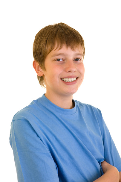mladý usmívající se dospívající chlapec - Fotografie, Obrázek