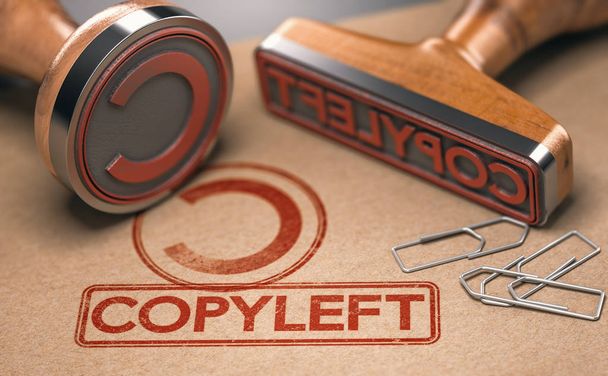 Koncept licence copyleft - Fotografie, Obrázek
