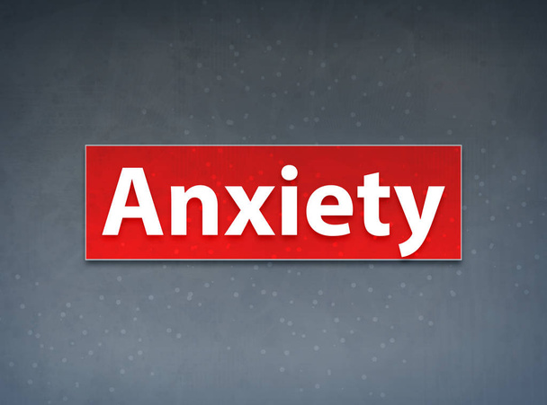 Anxiety Red Banner Abstract Background - Photo, Image
