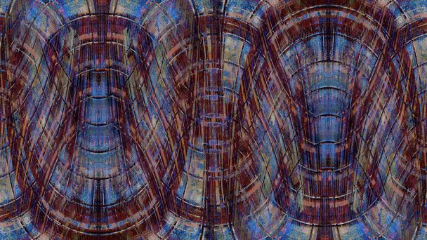 футуристический абстрактный гранжевый геометрический современный узор - Фото, изображение