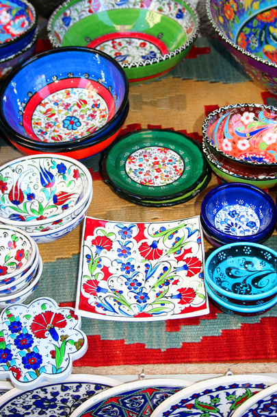 souvenirs bij de grand bazaar, istanbul - Foto, afbeelding