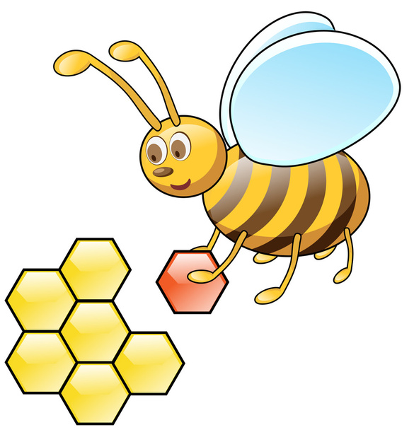 pszczoła - Wektor, obraz