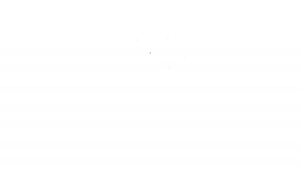 Icona della linea Cronometro grigio su sfondo bianco. Un timer temporale. Animazione grafica 4K Video motion
 - Filmati, video