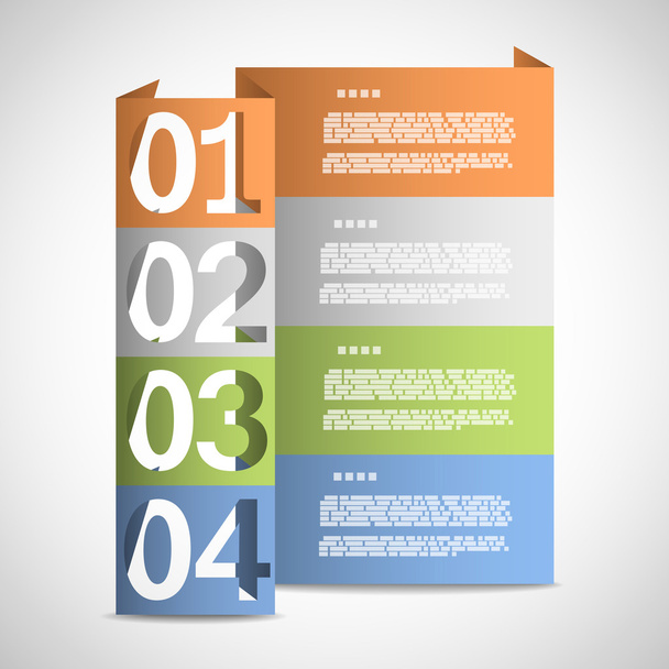 Paper options template - Vector, Image