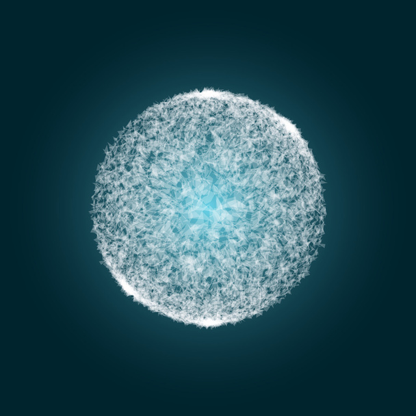 Fond vectoriel de sphère de particules 3D
 - Vecteur, image