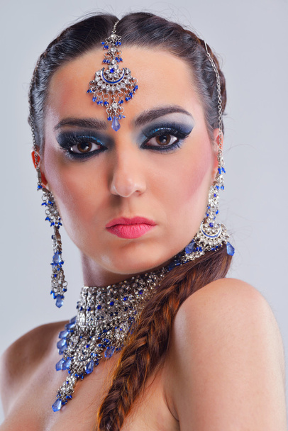 Beautiful Woman with Luxury Makeup - Foto, Imagen