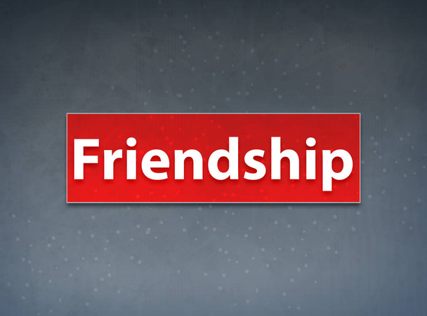 Friendship Red Banner Abstract Background - Photo, Image