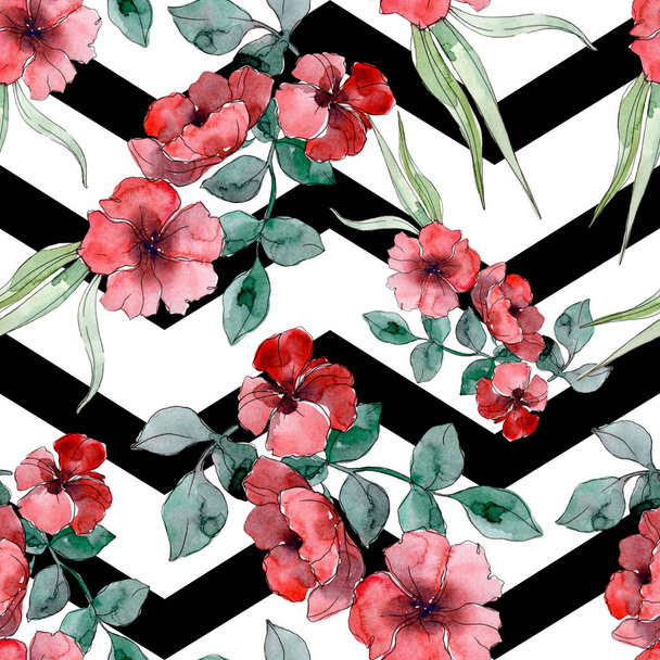 Luxury fashion prints with wildflowers. Watercolor background illustration set. Seamless background pattern. - Fotografie, Obrázek