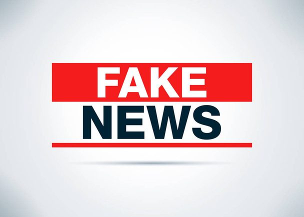 Fake News Abstract Flat Background Design Illustration - Photo, Image