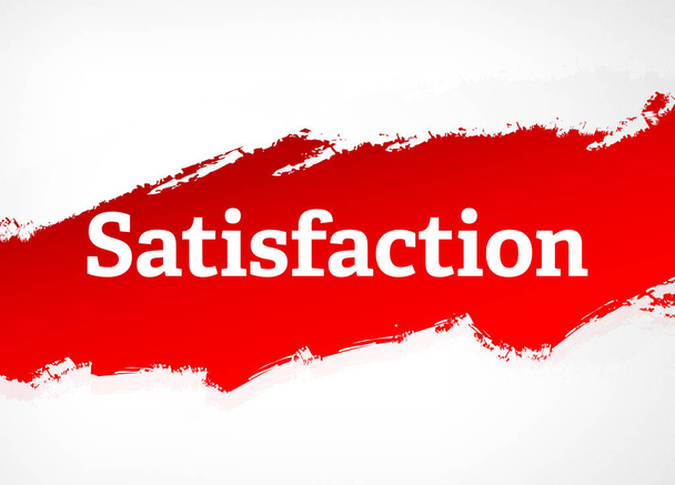 Satisfaction Pinceau rouge Résumé Illustration de fond
 - Photo, image