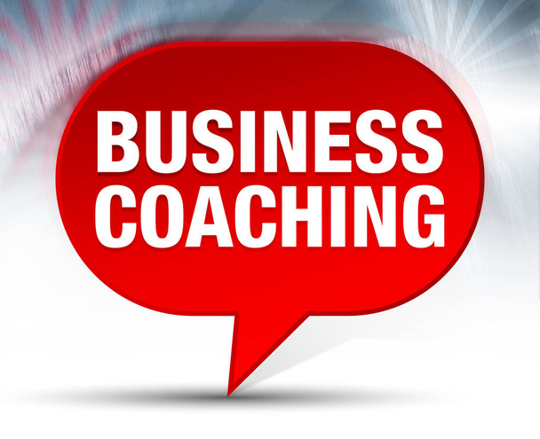 Business Coaching bulle rouge arrière-plan
 - Photo, image