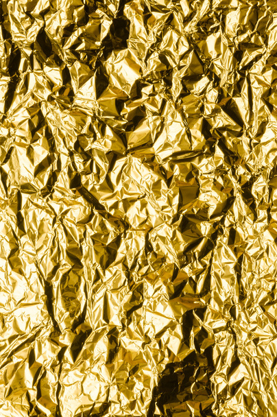 τσαλακωμένο φύλλο χρυσού - Φωτογραφία, εικόνα
