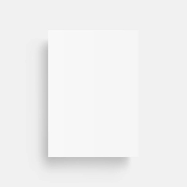A4 maquette de page papier isolé sur fond blanc
 - Vecteur, image