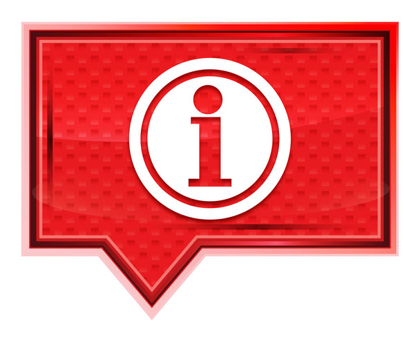 Informace ikona zamlžené tlačítko růžového nápisu - Fotografie, Obrázek