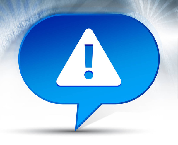 ícone de alerta azul bolha fundo
 - Foto, Imagem
