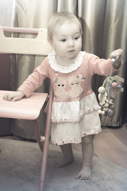 Güzel, küçük bir bebeğin portresi - Fotoğraf, Görsel