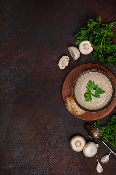 mushroom soup  - Foto, Imagem